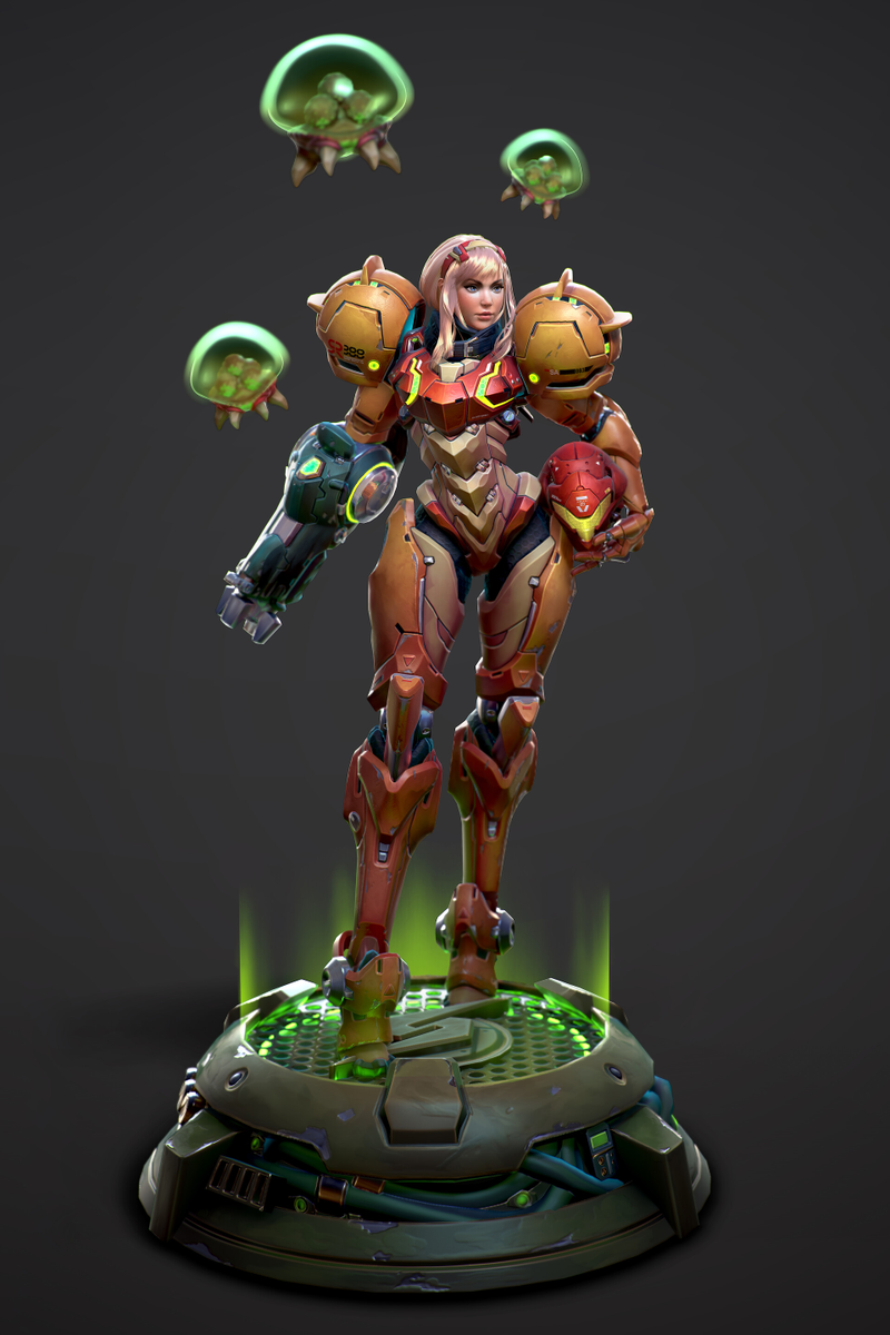 Illustration for article titled A Slightly Different Take On Metroid's Samus Aran